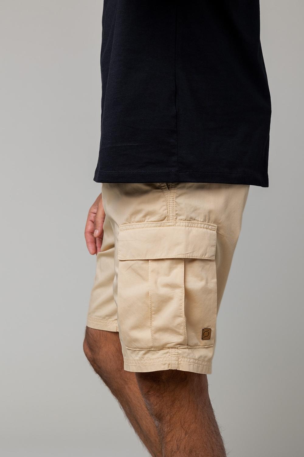 Short homme / poches latérales / short cargo